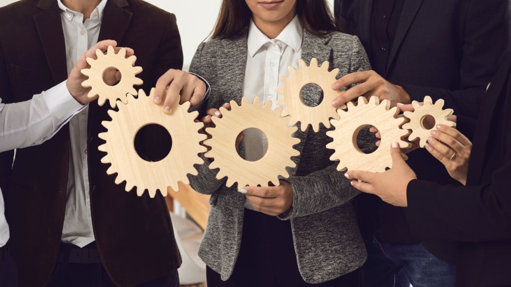 Ilustração de gestão da qualidade