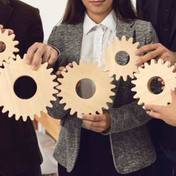 Ilustração de gestão da qualidade